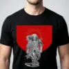 wounded medieval knight warrior sun arrows dark fantasy shirt 1