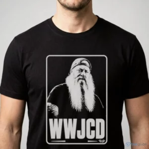 wwjcd what would jack daniels do beard skull biker shirt 1