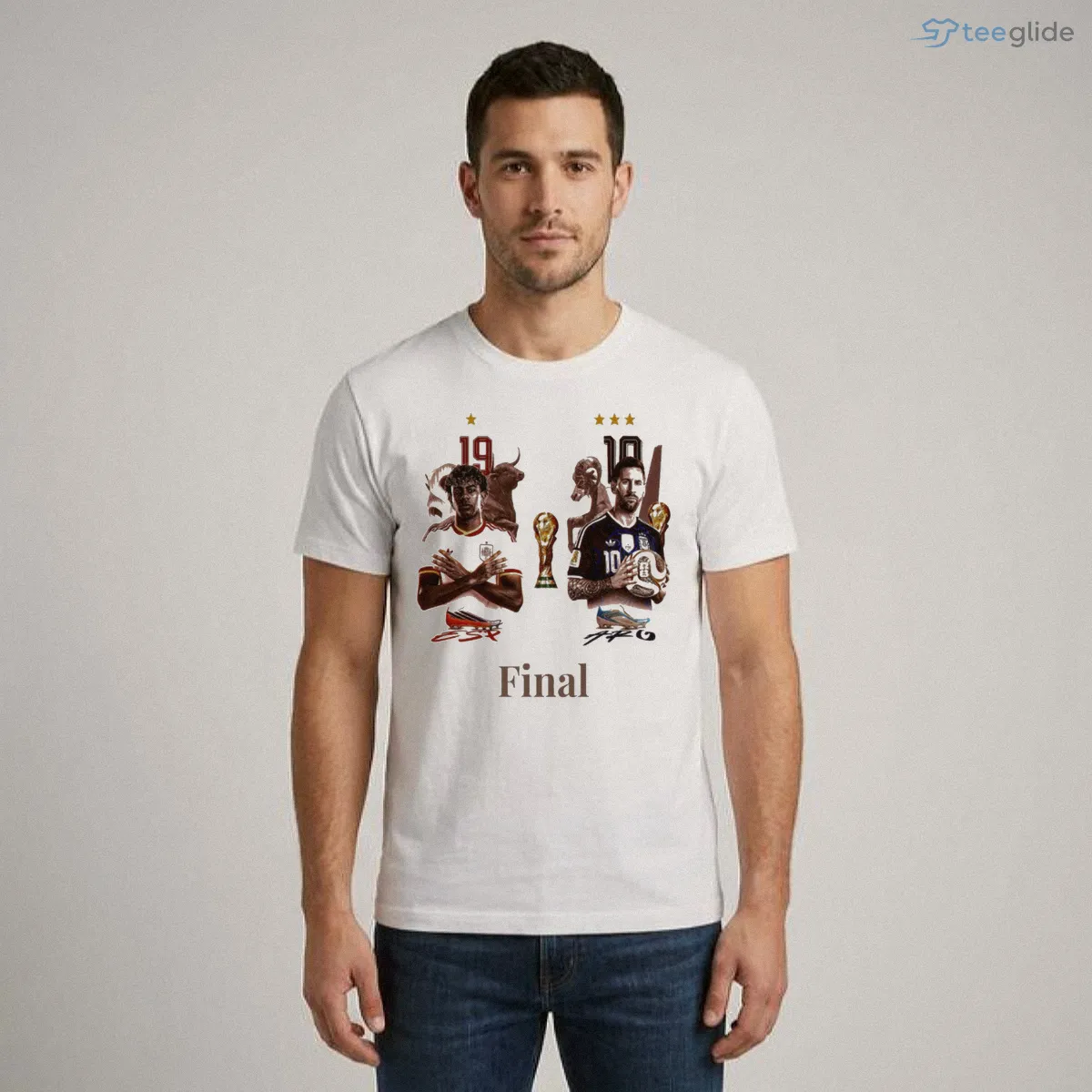 yamal spain vs messi argentina final world cup football stars match day shirt 1 yamal spain vs messi argentina final world cup football stars match day shirt 1