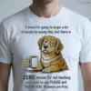 zero excuse for not teaching your kids to say please and thank you dog shirt 1