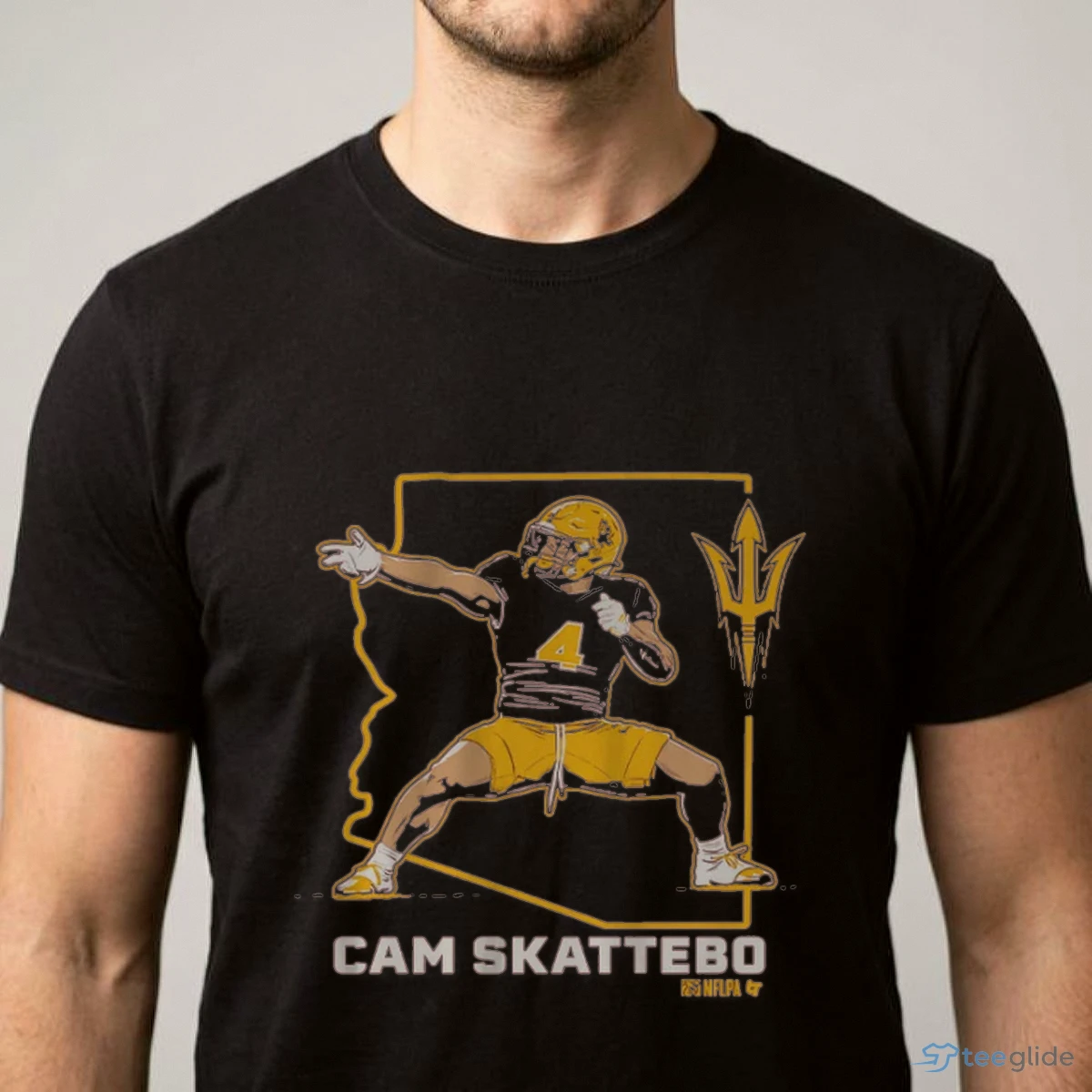 asu football cam skattebo state star t shirt 1 asu football cam skattebo state star t shirt 1