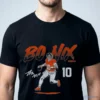 Bo Nix Name & Number Pose Shirt 5 bo nix name number pose shirt 1