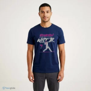 bobby witt jr slugger swing number shirt 1