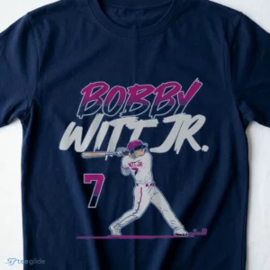 Bobby Witt Jr Slugger Swing Number Shirt 2 bobby witt jr slugger swing number shirt 3