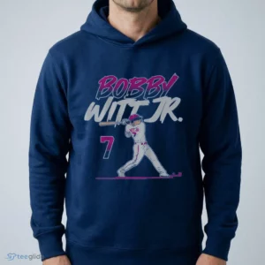 Bobby Witt Jr Slugger Swing Number Shirt 3 bobby witt jr slugger swing number shirt 4
