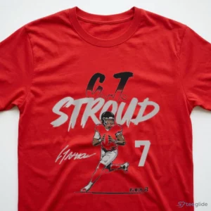c.j. stroud name number pose shirt 3