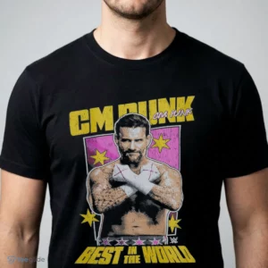 cm punk ripple junction vintage best in the world graphic t shirt 1