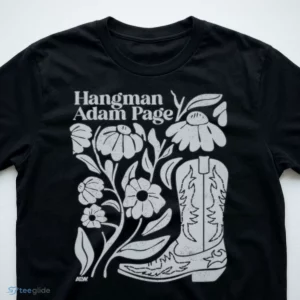 Hangman Adam Page - Flowers Is Plants T-Shirt - Black 2 hangman adam page flowers is plants t shirt black 3