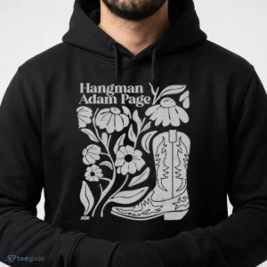 Hangman Adam Page - Flowers Is Plants T-Shirt - Black 3 hangman adam page flowers is plants t shirt black 4