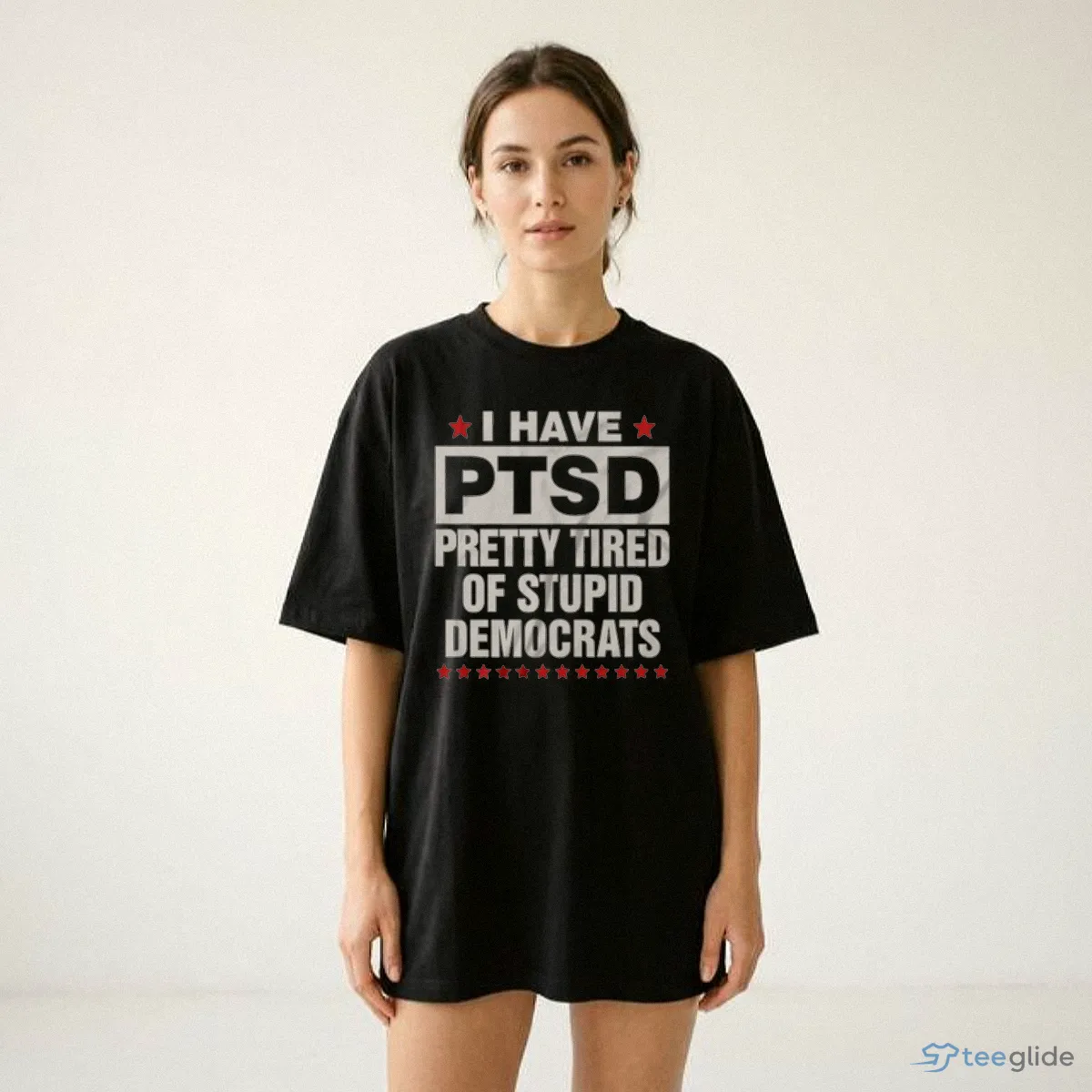 i have ptsd pretty tired of stupid democrats shirt 2 i have ptsd pretty tired of stupid democrats shirt 2
