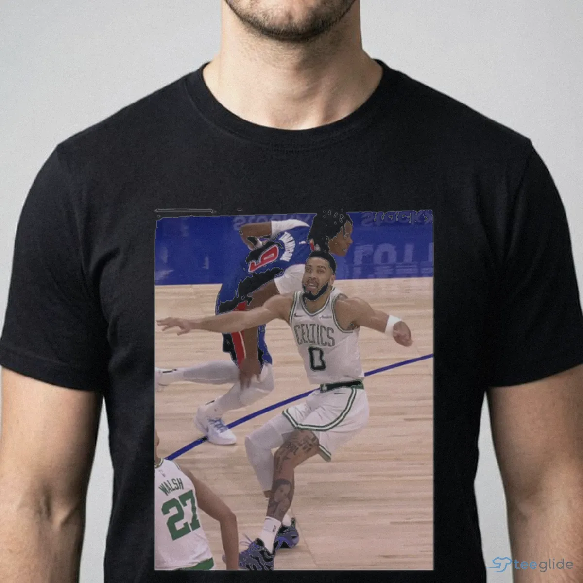 jayson tatum boston celtics funny basketball defense silhouette graphic shirt 1 jayson tatum boston celtics funny basketball defense silhouette graphic shirt 1