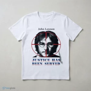 John Lennon JUSTICE HAS REEN SERVED T-Shirt 2 john lennon justice has reen served t shirt 3