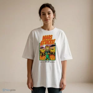 Home 14 mars attacks game over t shirt 2