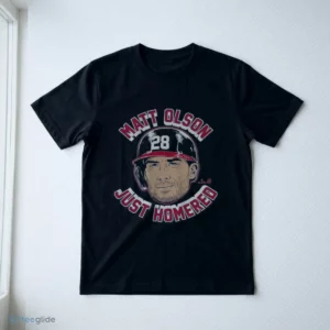 matt olson home run face t shirt 3