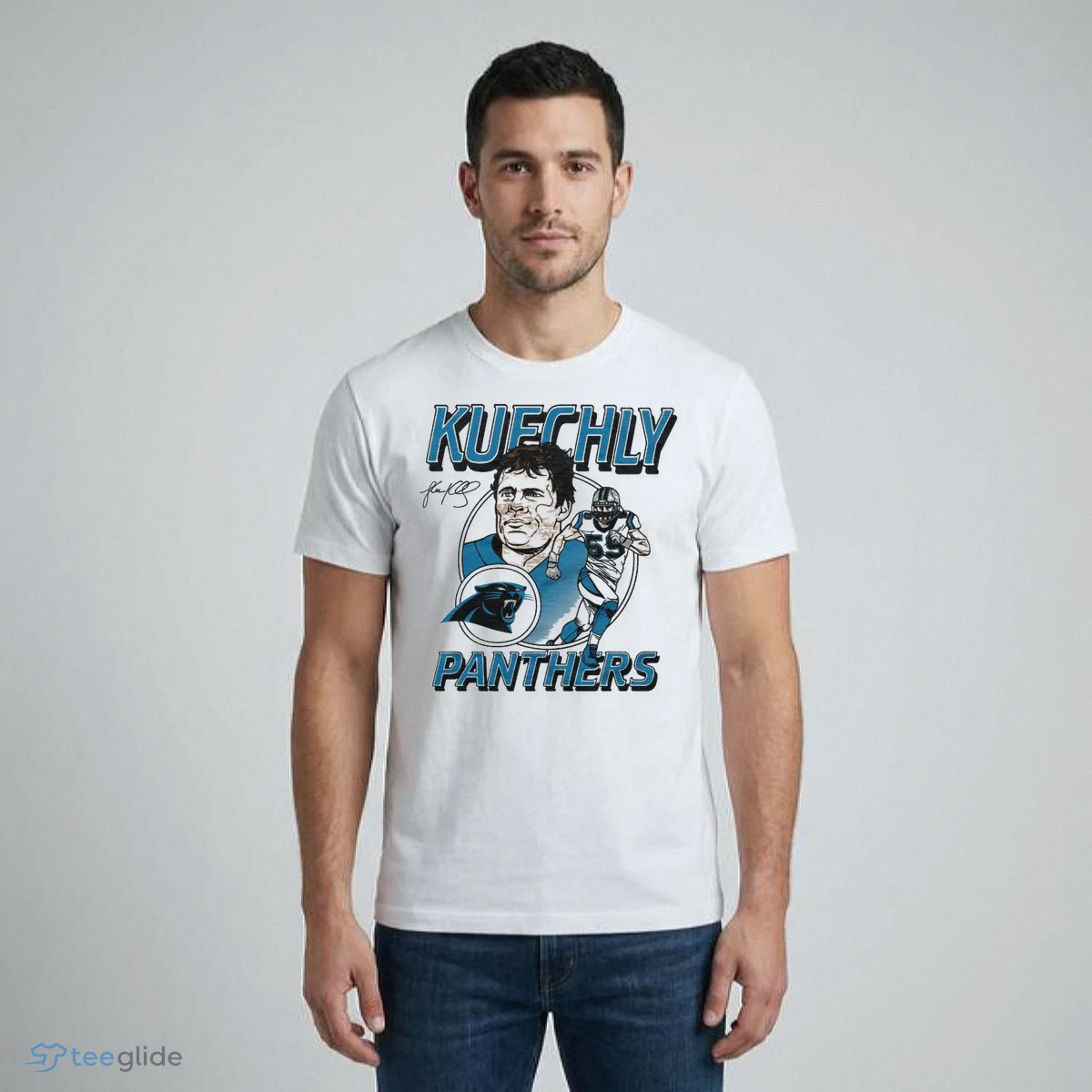 panthers luke kuechly signature t shirt 1 panthers luke kuechly signature t shirt 1