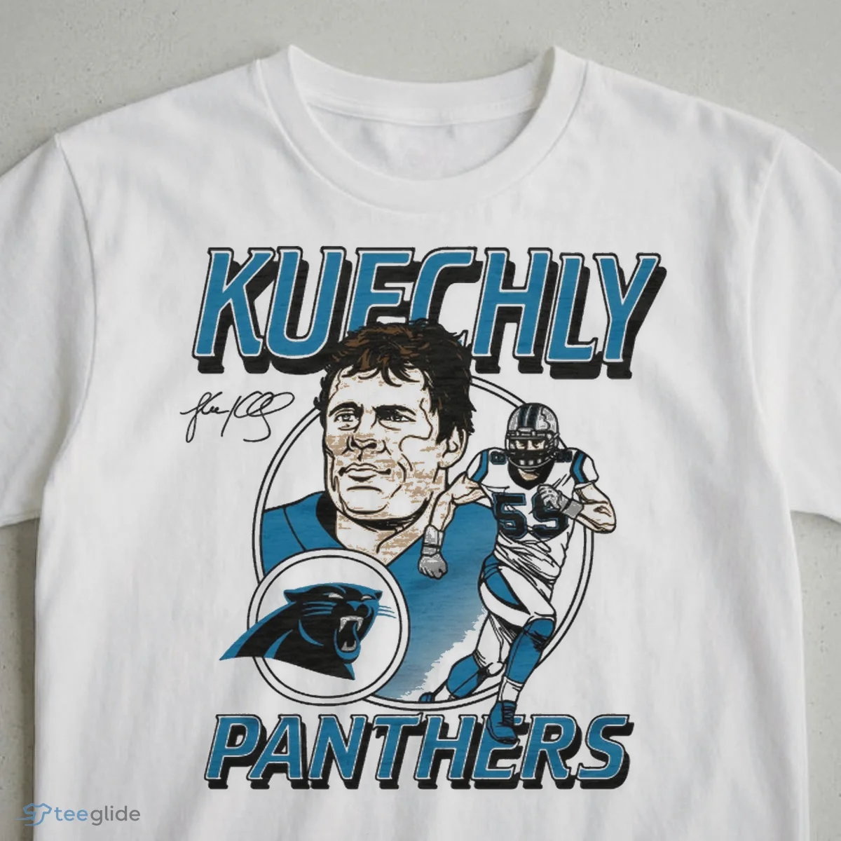 panthers luke kuechly signature t shirt 3 panthers luke kuechly signature t shirt 3