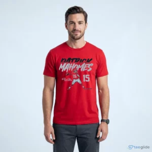 patrick mahomes name number pose t shirt 1