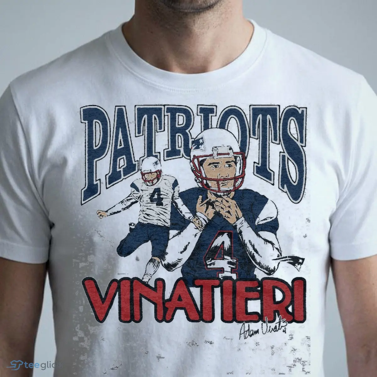 patriots adam vinatieri signature t shirt 1 patriots adam vinatieri signature t shirt 1