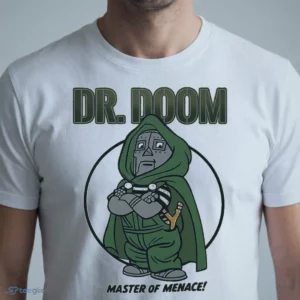 robert downey jr dr doom master of menace art shirt 1
