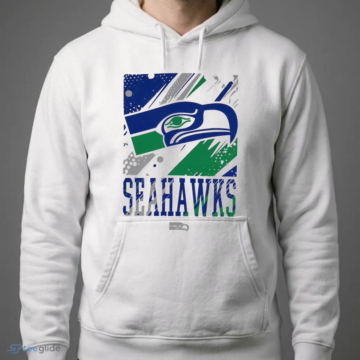 seattle seahawks white split strike throwback t shirt 4 seattle seahawks white split strike throwback t shirt 4
