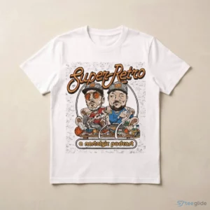 super retro podcast a nostalgic podcast shirt 3