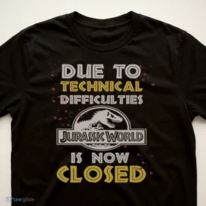 Technical Difficulties Jurassic Park T-Shirt 2 technical difficulties jurassic park t shirt 3