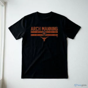 Texas Football Arch Manning 16 Stripe Shirt 2 texas football arch manning 16 stripe shirt 3