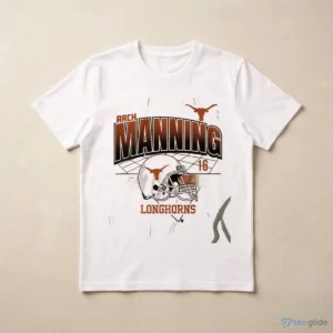 Texas Football Arch Manning Helmet Grid Shirt 2 texas football arch manning helmet grid shirt 3