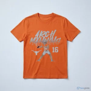 Texas Football Arch Manning Name Number Pose Shirt 2 texas football arch manning name number pose shirt 3