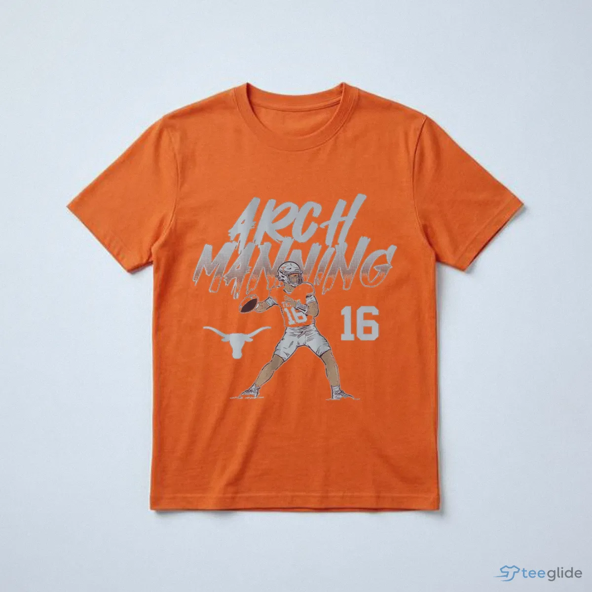 texas football arch manning name number pose shirt 3 texas football arch manning name number pose shirt 3