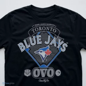 Toronto Blue Jays OVO X MLB Graphic T-Shirt 2 toronto blue jays ovo x mlb graphic t shirt 3