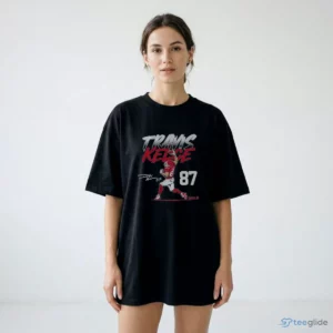 travis kelce name number pose t shirt 2