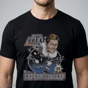 wayne gretzky los angeles bruce stark collection caricature wht 1