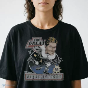 wayne gretzky los angeles bruce stark collection caricature wht 2