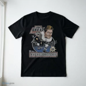 Wayne Gretzky Los Angeles Bruce Stark Collection Caricature WHT 2 wayne gretzky los angeles bruce stark collection caricature wht 3