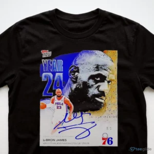Year 24 Lebron James Headed To Philadelphia For Historic 24th Season Signature Shirt 2 year 24 lebron james headed to philadelphia for historic 24th season shirt 3