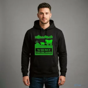 you have died of trickle down economics oregon trail meme t shirt 4