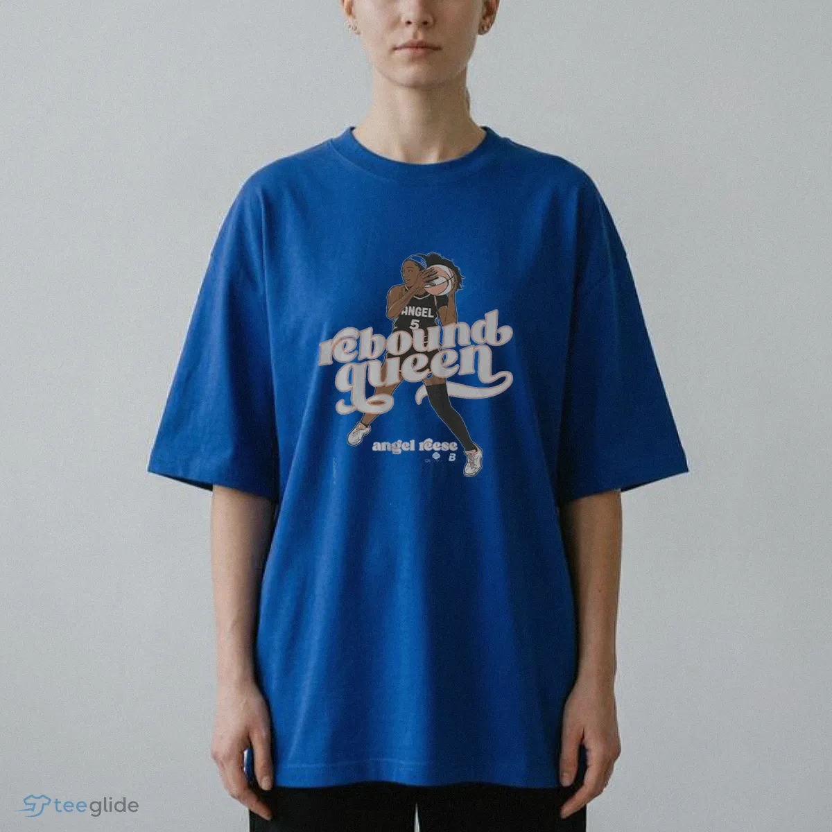 Angel Reese Rebound Queen Graphic T-Shirt 8 Angel Reese Rebound Queen Graphic T-Shirt - Design Preview