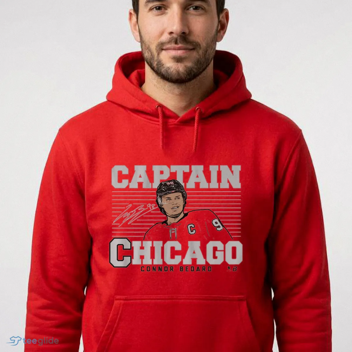 connor bedard captain chicago graphic t shirt 4 1 connor bedard captain chicago graphic t shirt 4 1