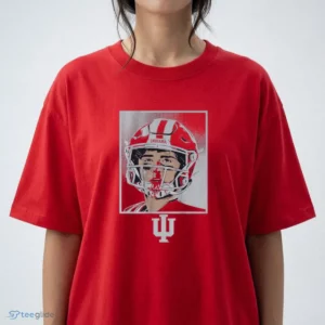 indiana football josh hoover bloody face graphic t shirt 2 1